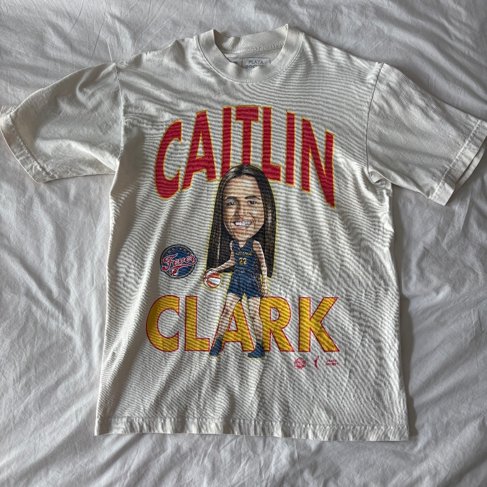 Adult Indiana Fever Caitlin Clark Cartoon T-Shirt